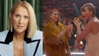 Celine Dion Reacts To Giving Taylor Swift Grammy [upl. by Aynav478]