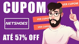 NOVO CUPOM DE DESCONTO NETSHOES ABRIL 2024 CUPOM NETSHOES DESCONTOS E OFERTAS [upl. by Ashman]