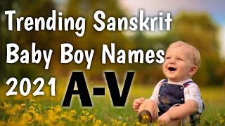 Baby Boy Trending Sanskrit Names 2021Indian baby boy nameskindergarden4176 [upl. by Tamra]