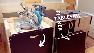 making a multifunctional mobile workbench [upl. by Munroe]