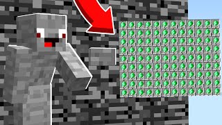 KNOPF DRÜCKEN  1000 EMERALDS😱 Minecraft LUCKY BLOCK BEDWARS [upl. by Barlow855]