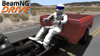 BeamNG DRIVE mod Ragdoll Driver The Stig [upl. by Enelear]