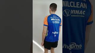 Camisa de Vôlei São José 202324 Azul e Laranja  Masculina [upl. by Zobkiw]