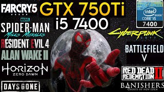 GTX 750 Ti  I5 7400 amp 16GB RAM  Test In 10 Games In 2024 [upl. by Noyes922]