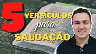 Versículos para Saudação com Tema [upl. by Nilhtac368]