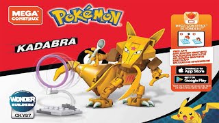 Mega Construx Instructions  Pokemon  GKY87  Kadabra [upl. by Delfine395]