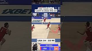 Dramatic match 😱 USA vs Iran [upl. by Ladd]