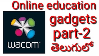 Best online classes pen Tablet One by Wacom CTL 472 unboxingDriver installation and usagein Telugu [upl. by Ruddy120]