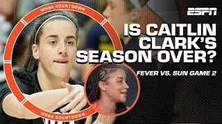 Is Caitlin Clarks rookie season OVER 😮 The Sun MUST GO DOWN  Carolyn Peck ☀️  WNBA Countdown [upl. by Anastatius]