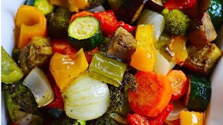 Easy oven roasted vegetables recipe [upl. by Fiore267]