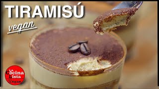 Delicioso TIRAMISÚ VEGANO⎮Receta sin horno [upl. by Negiam60]