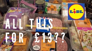 Lidl Grocery Haul  Budget Friendly  Meal Ideas [upl. by Elburr320]