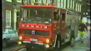 London Fire Brigade  Great Ormond Street fire [upl. by Dlareg]