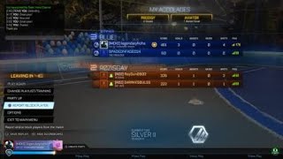 Rocket League® hoops  dealing with a very tox tm8 SPADEDNFADED24 [upl. by Eisdnil]