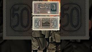 50 Reichsmark Occupation currency used by Third Reich [upl. by Delly]