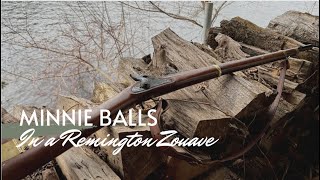 Firing Minnie balls through my Reproduction Zouave rifle [upl. by Va]