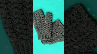 How to Crochet Easy Fingerless Gloves Mitts DIY Tutorial Pattern for Easy and Quick Gifts gloves [upl. by Hsetirp]