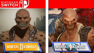 Mortal Kombat 1 vs Mortal Kombat 11  Nintendo Switch Graphics Comparison [upl. by Assirol133]