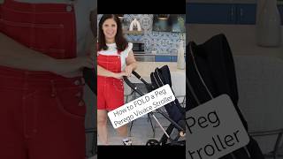 How to FOLD a Peg Perego Vivace Stroller baby [upl. by Rezzani]