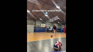 Easy Volleyball Tips Just one of the many things we focus on when defensive training [upl. by Kloman]