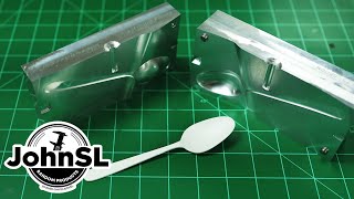 Injection Molding a Spoon  Designing making using [upl. by Corinne289]