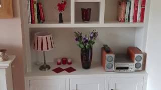 DIY FittedBuiltin Alcove UnitCabinetCupboardBookshelves in MDF [upl. by Concha]