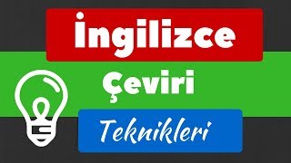 İngilizce çeviri teknikleri amp İngilizce çeviri dersleri [upl. by Ahsya752]