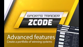 Sports Trader Tutorial 3 ADVANCED FEATURES Create a portfolio of winning sports systems [upl. by Ynaittirb912]