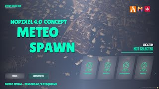 Fivem Script Showcase  Meteo Spawn Selector Amazing UI [upl. by Brogle392]