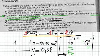 Les électrolytes partie3 Exercice [upl. by Yand]