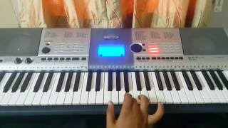 Manam songs on keyboard  kanipinchina ammake instrumental [upl. by Creight]