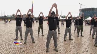 Gimnasia básica militar sin armas [upl. by Anahsal]