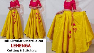 HOW TO CUT A SAREE PETTICOATLEHANGA [upl. by Brenk419]