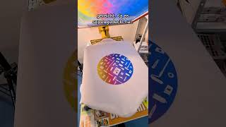 FARBVERLAUF auf ein TShirt DRUCKEN  Siebdruck Tutorial IRISDRUCK [upl. by Morganstein625]