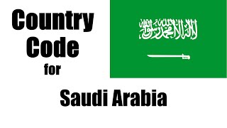 Saudi Arabia Dialing Code  Saudi Country Code  Telephone Area Codes in Saudi Arabia [upl. by Elttil]