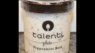 Talenti Gelato Peppermint Bark Review [upl. by Nyrhtac]