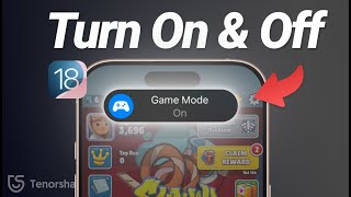 How To Turn On amp Off Game Mode On iPhone iOS 18 [upl. by Sulrac]