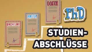 Studienabschlüsse  Studieren so gehts [upl. by Kohn]