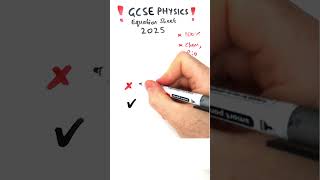 GCSE Physics 2025 equation sheet update [upl. by Hsak124]