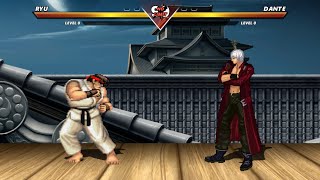 RYU vs DANTE  High level insane fight❗ [upl. by Lenee]