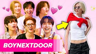 A KPop Group Styled Me For A Week Feat BOYNEXTDOOR [upl. by Araz]