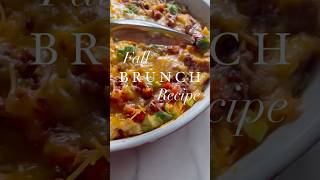 BEST brunch RECIPE This chorizo egg strata is LIFE CHANGING recipes easy easyrecipe recipe [upl. by Eedissac789]