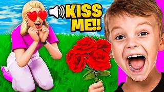 I Helped 9 Year Old Get a Girlfriend in Fortnite [upl. by Harleigh]