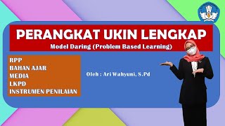 Perangkat UKIN Lengkap PPG 2021  RPP LKPD Media Bahan Ajar Instrumen Penilaian [upl. by Nosiaj414]