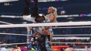 WWE 2K24 Michelle McCool vs Melina [upl. by Haisa387]