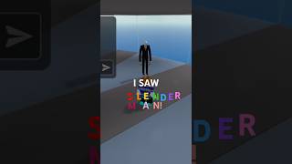 I saw slender man in roblox [upl. by Montgomery]