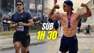 MARATÓN DE SANTIAGO 2024 RECÓRD PERSONAL EN 21KM 🔥 COMIENZA EL PRIME ⚡️Miiguerrosky [upl. by Rusert963]