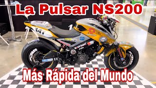 PULSAR NS200 DE CARRERAS  FERIA DE LAS 2 RUEDAS [upl. by Yajeet]