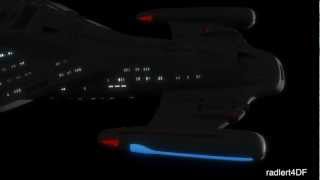 Star Trek USS Voyager entering Warp [upl. by Kristyn]