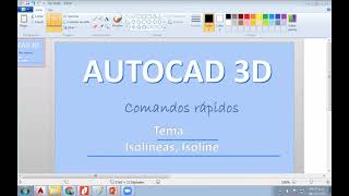 Autocad 3d Que son las Isolineas [upl. by Nola159]